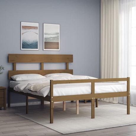 Senior Bed Without Mattress Solid Wood