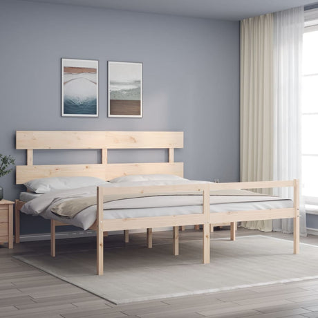 Senior Bed Without Mattress Solid Wood