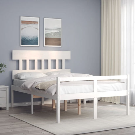 Senior Bed Without Mattress Single Solid Wood