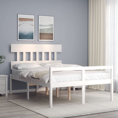 Senior Bed Without Mattress Single Solid Wood