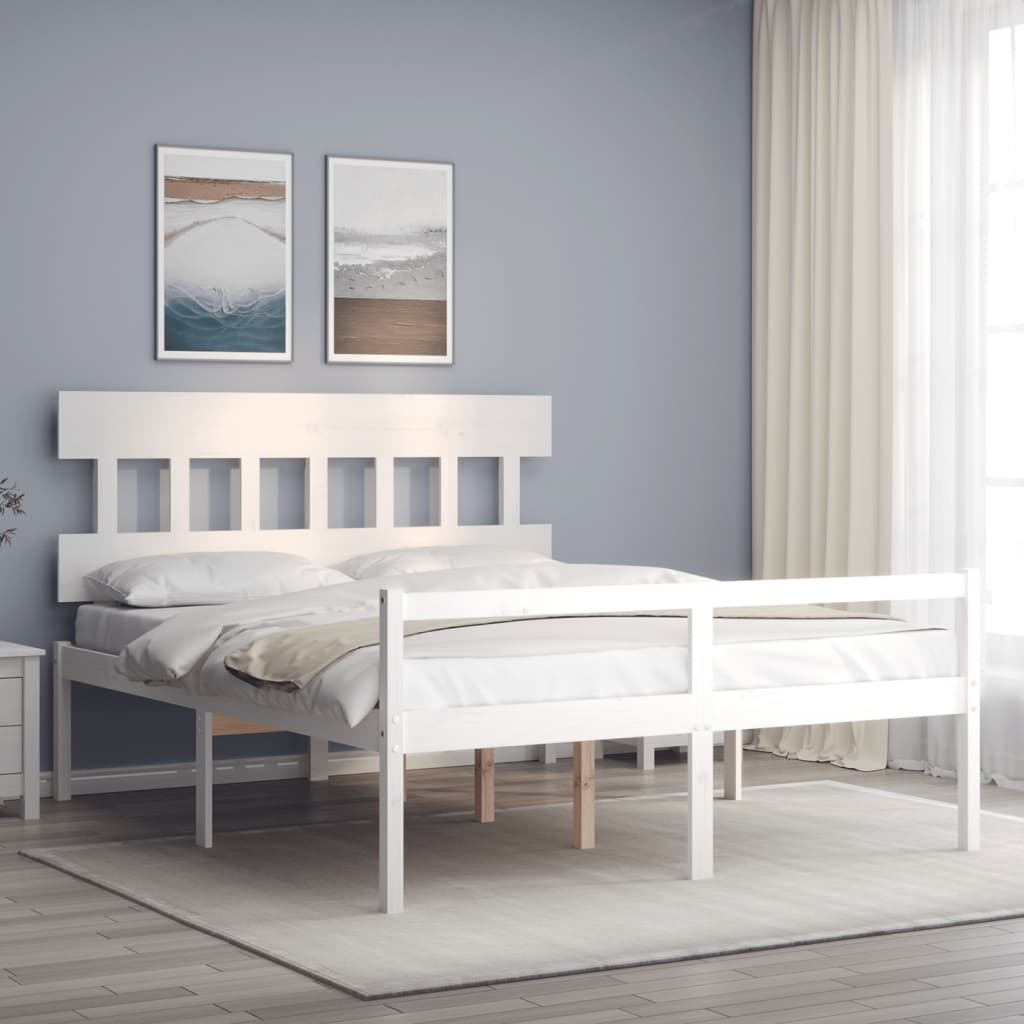 Senior Bed Without Mattress Single Solid Wood