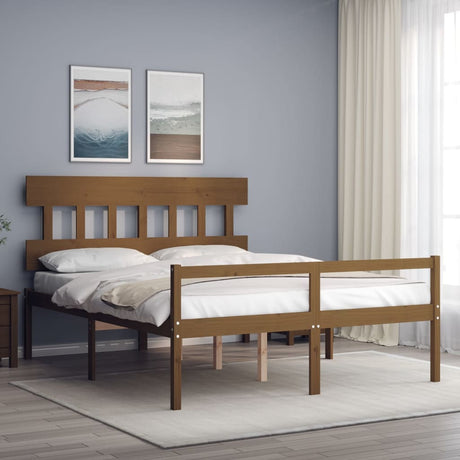 Senior Bed Without Mattress Single Solid Wood