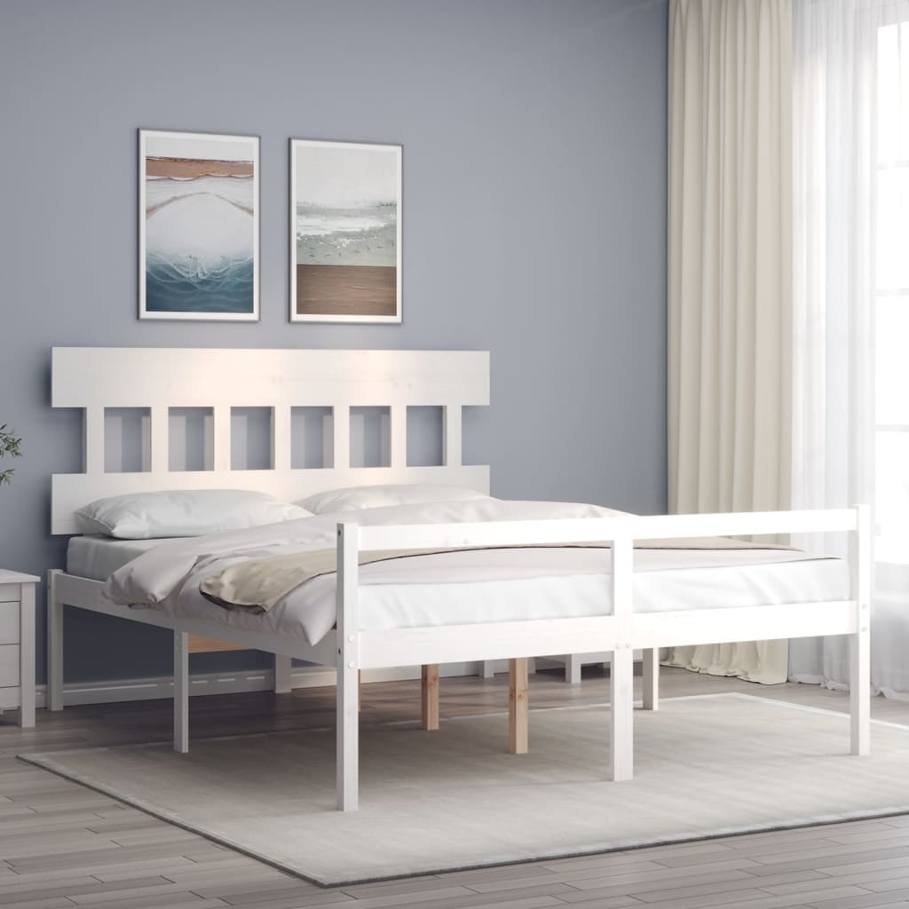 Senior Bed Without Mattress Single Solid Wood