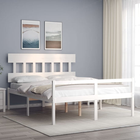 Senior Bed Without Mattress Single Solid Wood