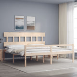 Senior Bed Without Mattress Single Solid Wood