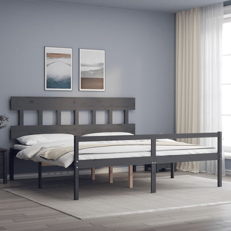 Senior Bed Without Mattress Single Solid Wood