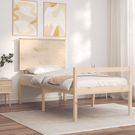 Senior Bed Without Mattress Solid Wood