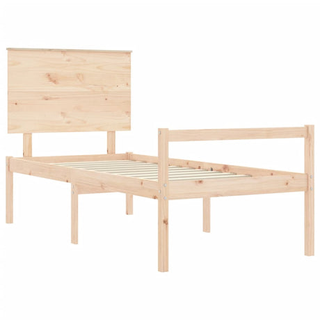 Senior Bed Without Mattress Solid Wood