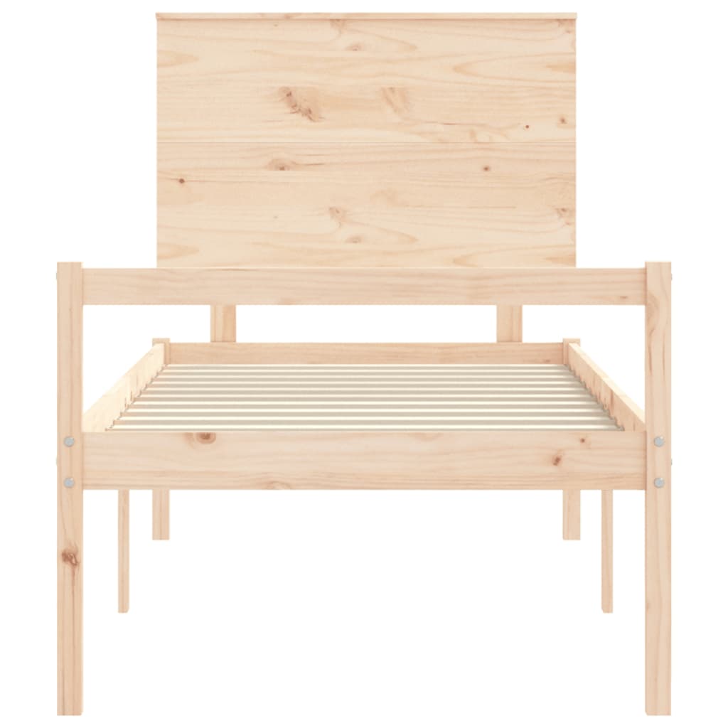 Senior Bed Without Mattress Solid Wood