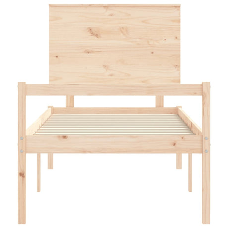Senior Bed Without Mattress Solid Wood
