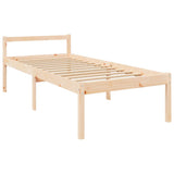 Senior Bed Without Mattress Solid Wood
