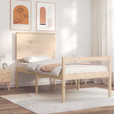 Senior Bed Without Mattress Solid Wood