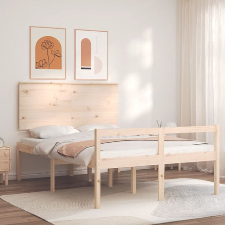 Senior Bed Without Mattress Solid Wood