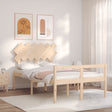 Senior Bed Without Mattress Single Solid Wood