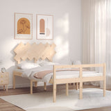 Senior Bed Without Mattress Single Solid Wood