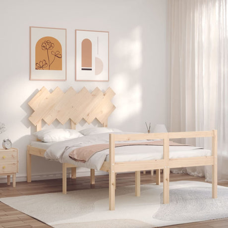 Senior Bed Without Mattress Single Solid Wood