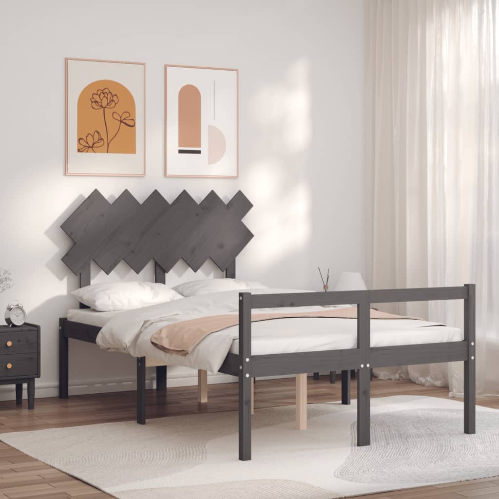 Senior Bed Without Mattress Single Solid Wood