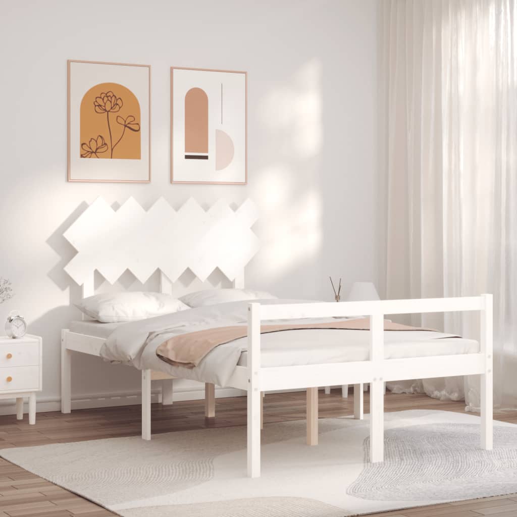 Senior Bed Without Mattress Single Solid Wood