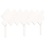 Senior Bed without Mattress White 140x200 cm Solid Wood