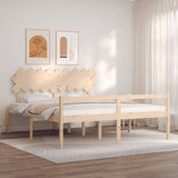 Senior Bed Without Mattress Single Solid Wood