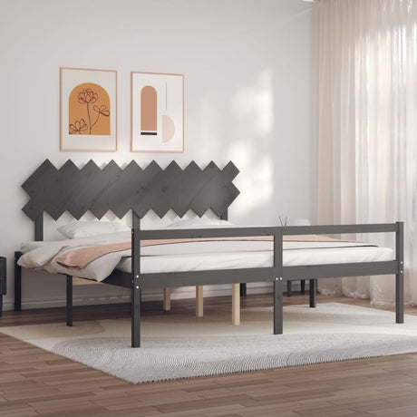 Senior Bed Without Mattress Single Solid Wood