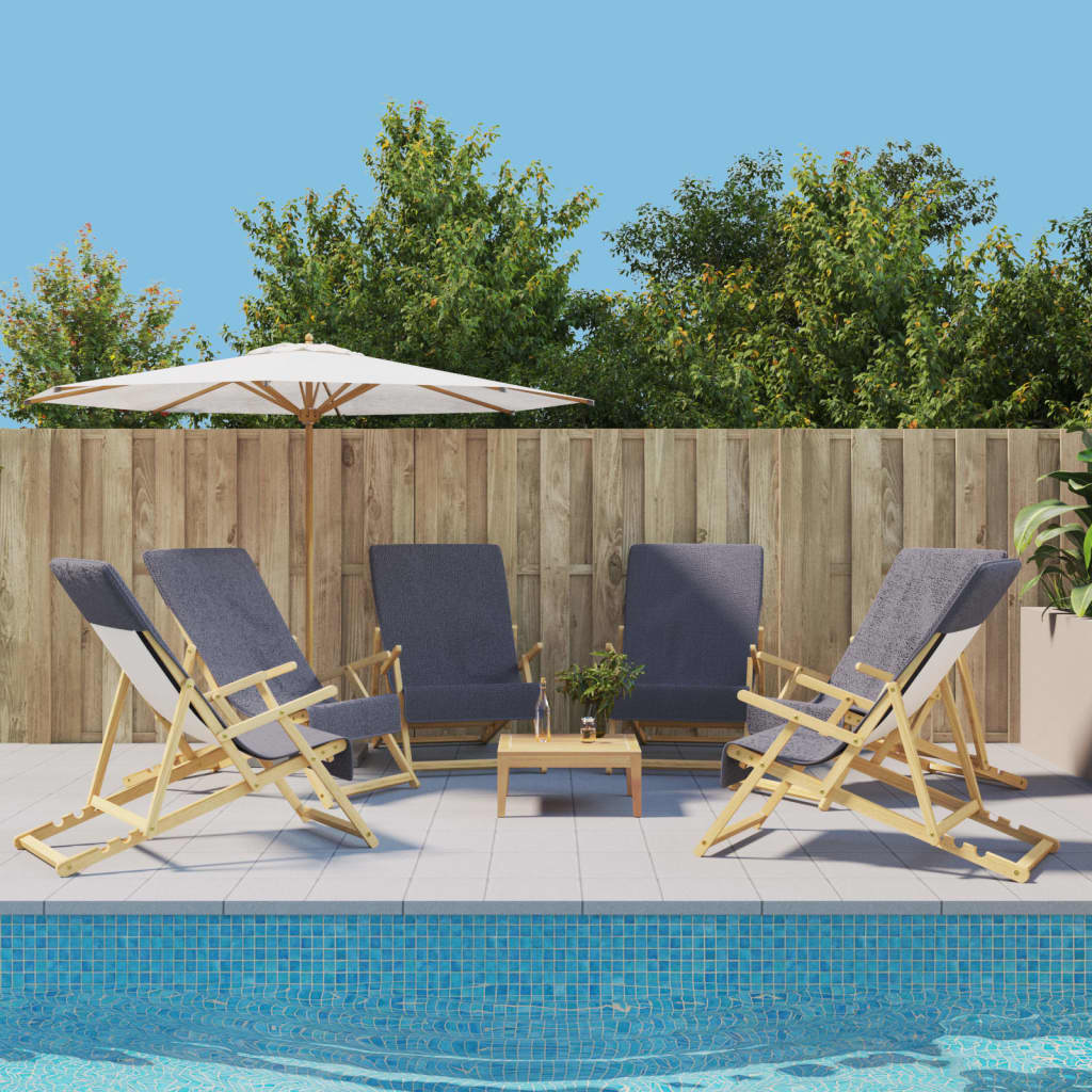 Beach Towels 2 Pcs Fabric 400 Gsm