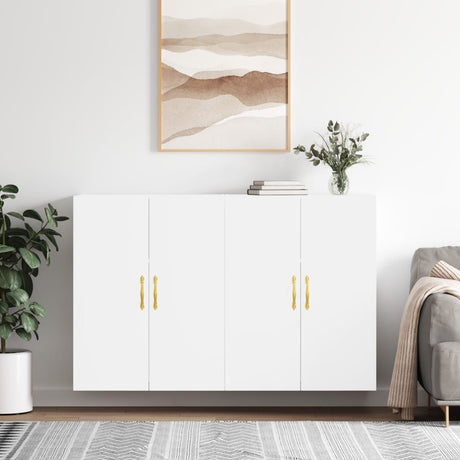 Wall Mounted Cabinets 2 Pcs Engineered