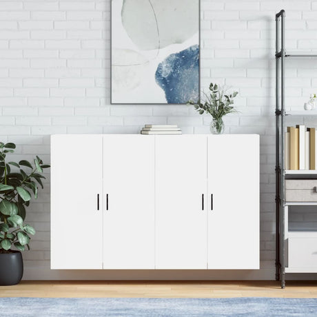 Wall Mounted Cabinets 2 Pcs Engineered