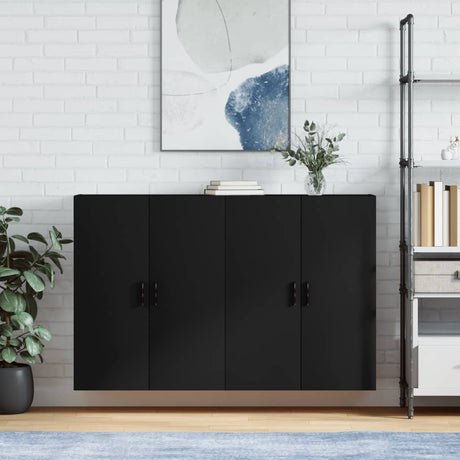 Wall Mounted Cabinets 2 Pcs Engineered