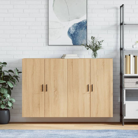 Wall Mounted Cabinets 2 Pcs Engineered