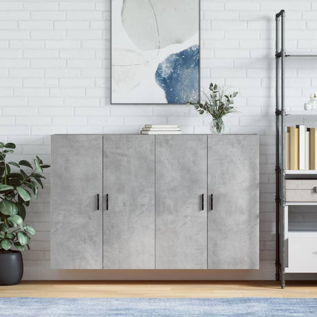 Wall Mounted Cabinets 2 Pcs Engineered