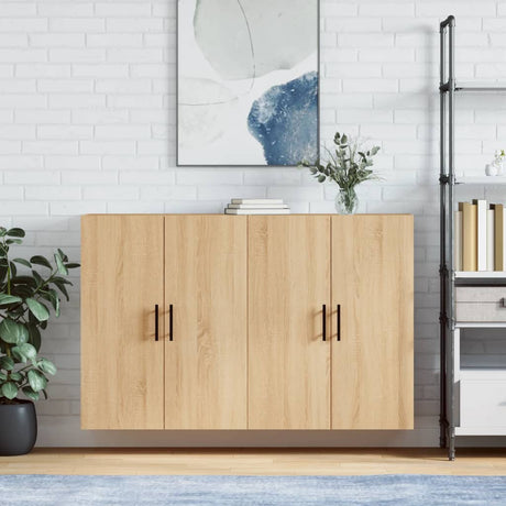 Wall Mounted Cabinets 2 Pcs Engineered
