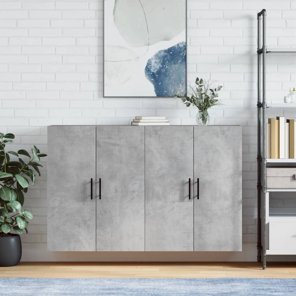 Wall Mounted Cabinets 2 Pcs Engineered