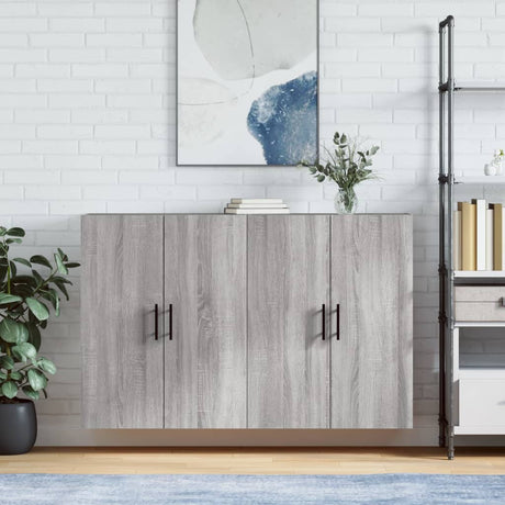 Wall Mounted Cabinets 2 Pcs Engineered