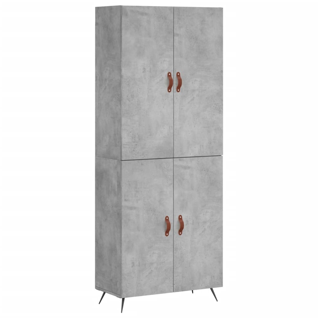 Highboard 69.5X34X180 Cm Engineered Wood