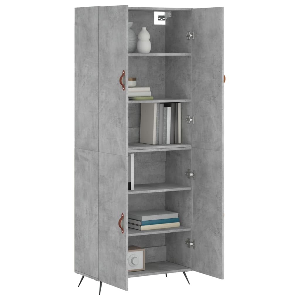 Highboard 69.5X34X180 Cm Engineered Wood