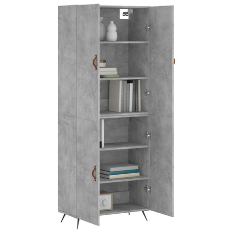 Highboard 69.5X34X180 Cm Engineered Wood