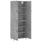 Highboard 69.5X34X180 Cm Engineered Wood