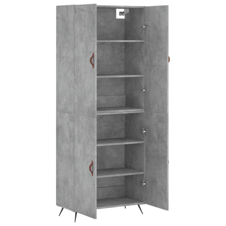 Highboard 69.5X34X180 Cm Engineered Wood