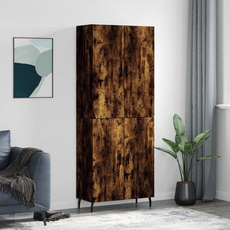 Highboard 69.5X34X180 Cm Engineered Wood