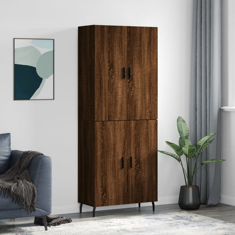Highboard 69.5X34X180 Cm Engineered Wood