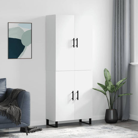 Highboard 69.5X34X180 Cm Engineered Wood