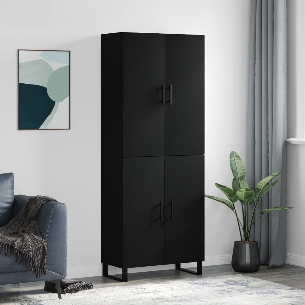Highboard 69.5X34X180 Cm Engineered Wood