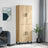 Highboard 69.5X34X180 Cm Engineered Wood