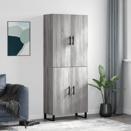 Highboard 69.5X34X180 Cm Engineered Wood