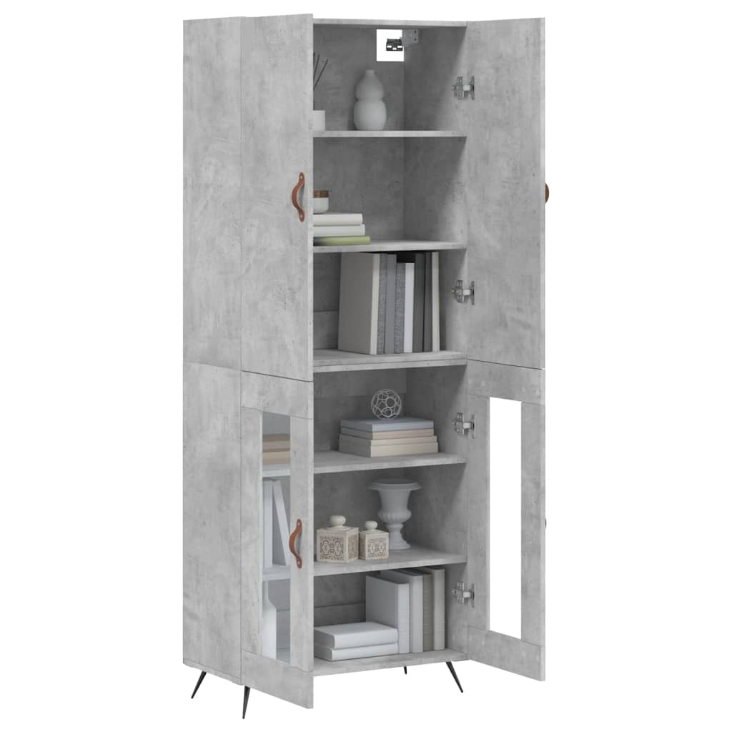 Highboard 69.5X34X180 Cm Engineered Wood