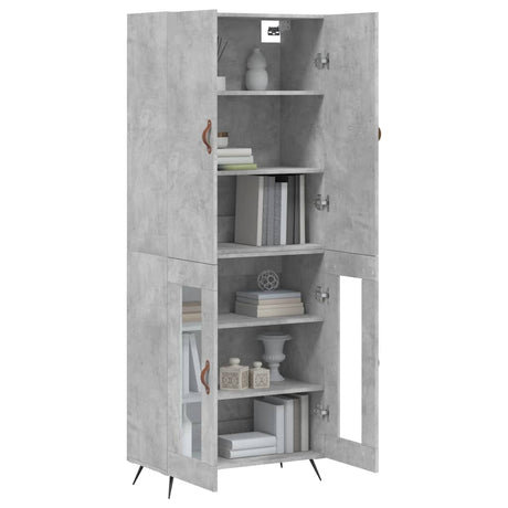 Highboard 69.5X34X180 Cm Engineered Wood