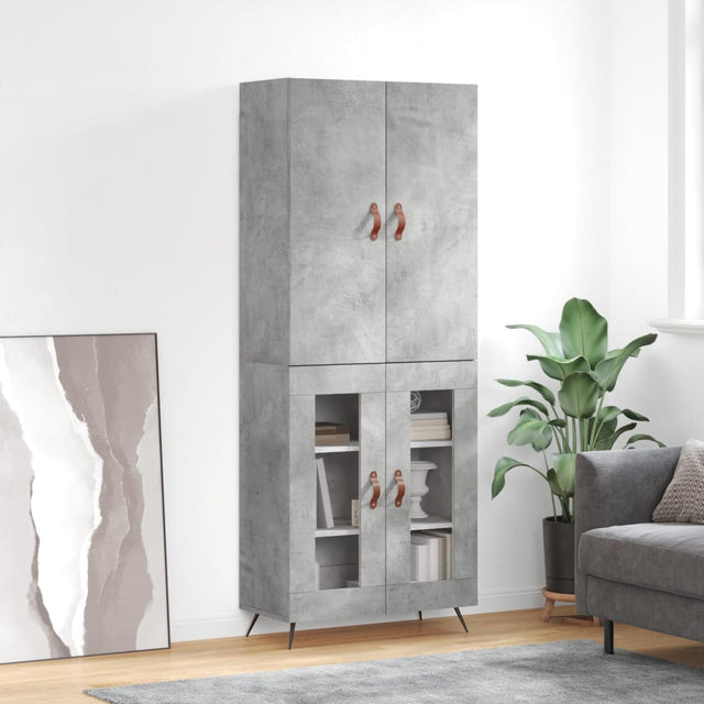 Highboard 69.5X34X180 Cm Engineered Wood