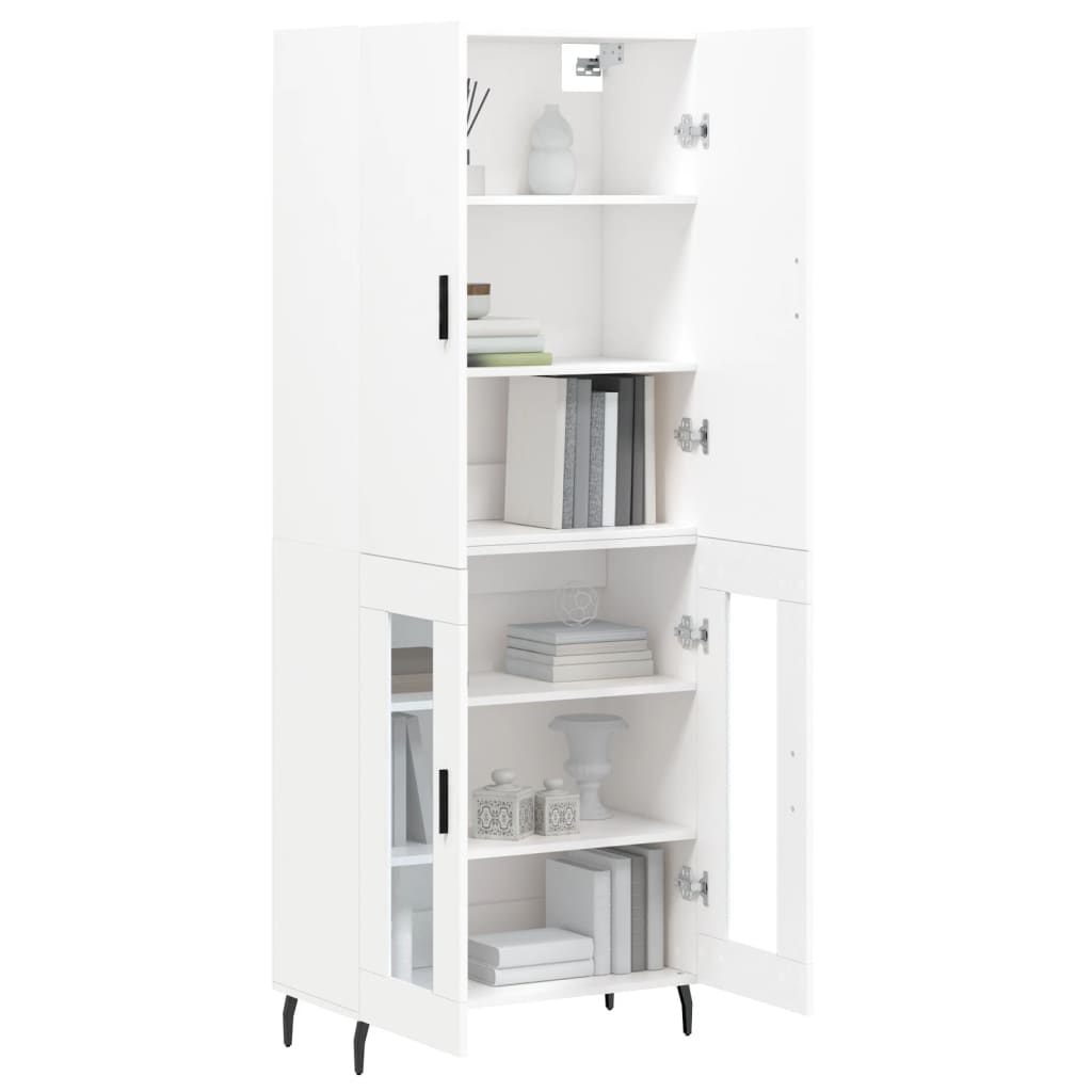 Highboard 69.5X34X180 Cm Engineered Wood