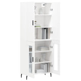 Highboard 69.5X34X180 Cm Engineered Wood